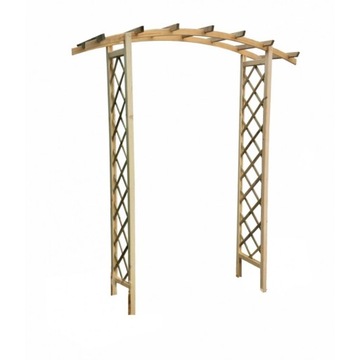 Pergola podwójna z łukiem Frezja