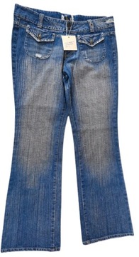 Hamnet spodnie jeansowe dzwony RETRO VINTAGE 44