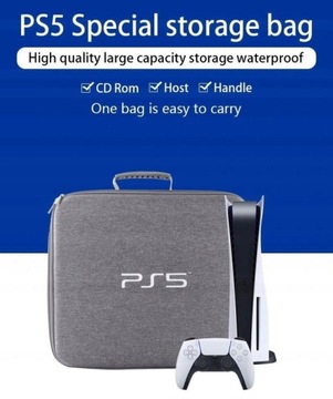 ДОРОЖНАЯ СУМКА ДЛЯ ХРАНЕНИЯ КОНСОЛИ PS5, СЕРАЯ