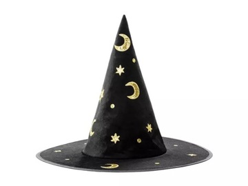 Kapelusz wiedźmy - na Halloween - PartyDeco 1szt.