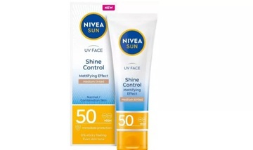 NIVEA SUN SHINE MATUJĄCY KREM DO TWARZY SPF 50