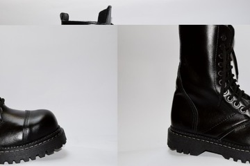 ЛЕГЕНДАРНЫЕ ПОЛЬСКИЕ БОТИНКИ, КОЖА СТАЛЬНОЙ НОС 39d