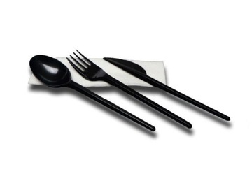 Sztućce jednorazowe zestaw plastikowe 10 szt