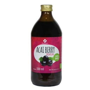 ACAI BERRY SOK 100% BEZ KONSERWANTÓW 500ml