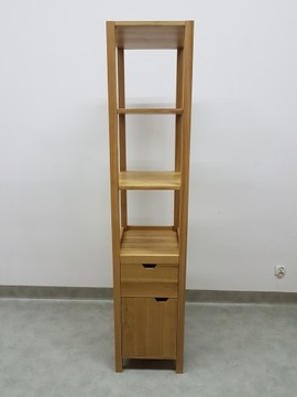 Regał dębowy FRANK, lity dąb