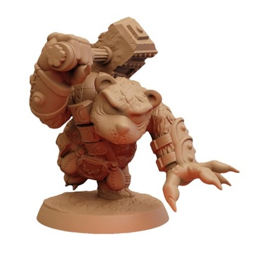 Figurki Dice Head CIBI Barbarian Bear RPG