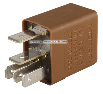 RELÉ MICRA 5 PIN 12V 20A 67730 E016 FIAT NC
