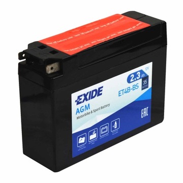 EXIDE ET4B-BS / YT4B-BS 12V 2,3AH 35A P+