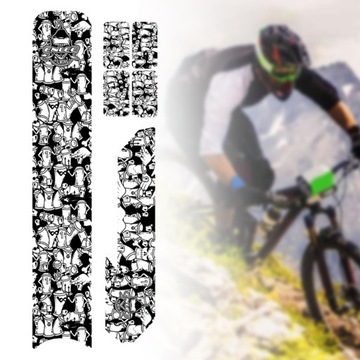 Наклейки для защиты рамы велосипеда своими руками