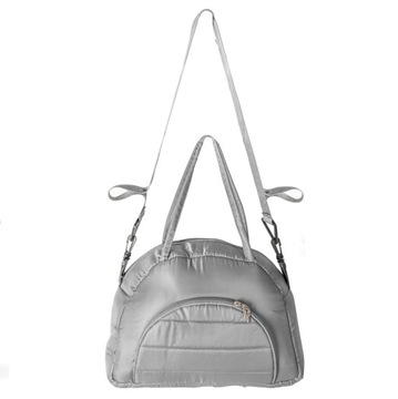 СУМКА ДЛЯ КОЛЯСКИ С РЕМНЕМ-ОРГАНИЗАТОРОМ СЕРАЯ XXL КАЧЕСТВО