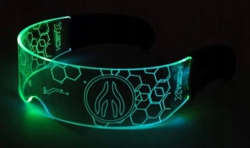 СВЕТОДИОДНЫЕ ОЧКИ RGB 7 ЦВЕТОВ БАТАРЕИ MAYDAY SUNRISE