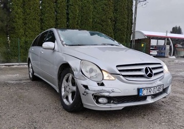 Mercedes Klasa R Off-roader Facelifting 300 CDI BlueEFFICIENCY 190KM 2011 Mercedes-Benz Klasa R 2011r, LONG, 3.0 CDI, 4-MATIC, Lekko uszkodzony praw, zdjęcie 2