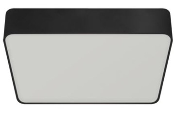 STRUHM Plafon kwadratowy nowoczesny TOTEM LED 24W 40cm czarny