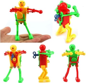 3X ZABAWKA PREZENT DLA DZIECKA CHODZĄCY TAŃCZĄCY LUDZIK ROBOT KOLOROWY