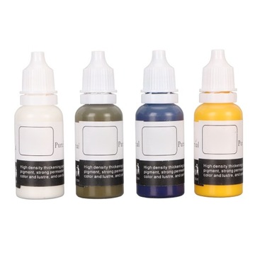 4 kolory 15 ml zestaw tuszy do ćwiczeń