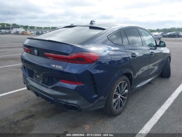 BMW X6 G06 2022 BMW X6 2022r, M50I, 4.4L, XDrive 4.4 Benzyna 523KM, zdjęcie 6