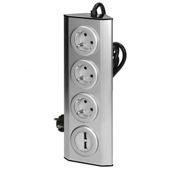 Розетки настольные 2x USB кухонные офисные + кабель 1,5