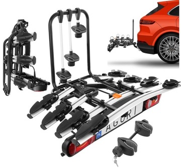 Bagażnik rowerowy na hak AGURI ACTIVE BIKE 4