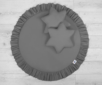 Комплект: Подвесной балдахин, коврик, подушки, антрацит.