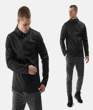 4F МУЖСКАЯ КУРТКА СОФТШЕЛЛ С ВЕТРОЗАЩИТНОЙ ПЕРЕХОДНОЙ МЕМБРАНОЙ 5000