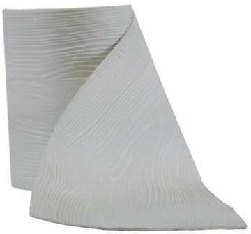 Гибкая фасадная доска белая 16