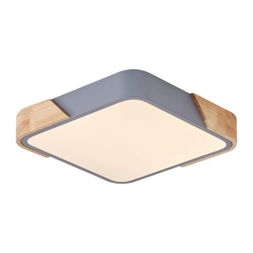 LED Wood Ceiling Lights,3000K Warm Light Thin Flat