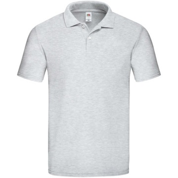 Koszulka męska Polo Original FruitLoom Grey XXL