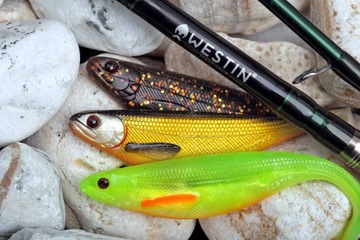 Westin Shad Teez Ripper Crazy Firetiger 9см Kopyto