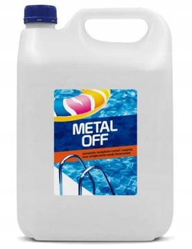 CHEMIA BASENOWA usuwa METAL OFF zmiękcza WODĘ 4L