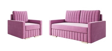 ZESTAW WYPOCZYNKOWY TESSA 2+1 Kanapa Sofa Fotel