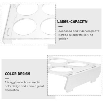 Акриловый держатель для яиц на холодильник.