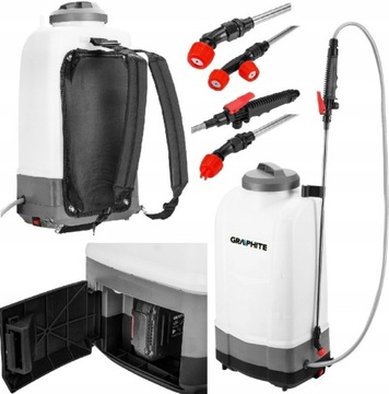OPRYSKIWACZ AKUMULATOROWY ENERGY + 18V 15L GRAPHITE 58GE106