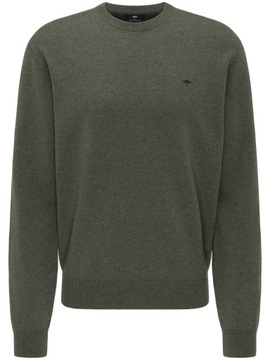 Fynch-Hatton sweter oliwkowy 100% wełna XL