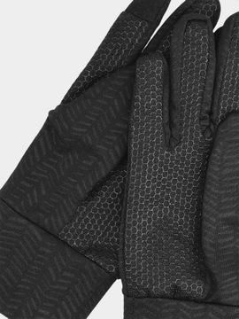 RĘKAWICZKI DZIANINOWE ZIMOWE 4F DOTYKOWE UNISEX TOUCH SCREEN M