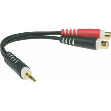 KLOTZ AYS-4 adapter 2xRCA female 1x jack 3.5mm