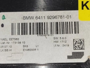 929678101 BMW 3 F30 F35 F31 2013 ŘÍZENÍ