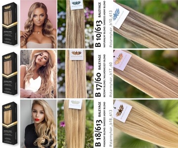 ЛЕНТА НА натуральные волосы Сэндвичи ТОЛЩИНОЙ 50см 2 ленты