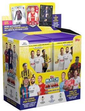 Match Attax Champions 2022/23 5 saszetki 60 karty