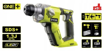 RYOBI R18SDS УДАРНАЯ ДРЕЛЬ 18V SDS+ ПЕРФОРАТОР