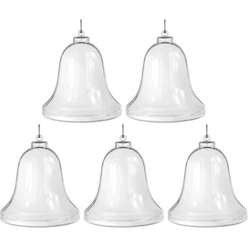 АКРИЛОВЫЙ ДЕКОР ПОДВЕСНОЙ КОЛОКОЛЬЧИК 100мм АЛИГА