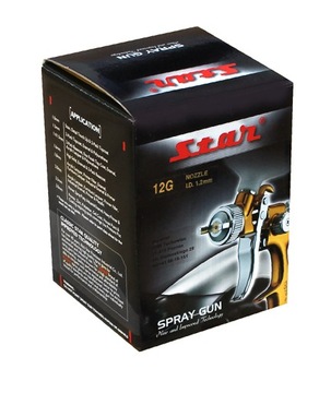 Краскораспылитель STAR EVO-T 106TF SLV, сопло 1,2 мм, верхний бак 250 мл