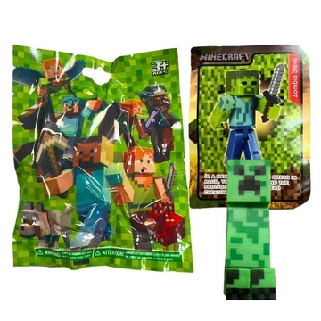 SASZETKA MINECRAFT FIGURKA + KARTA