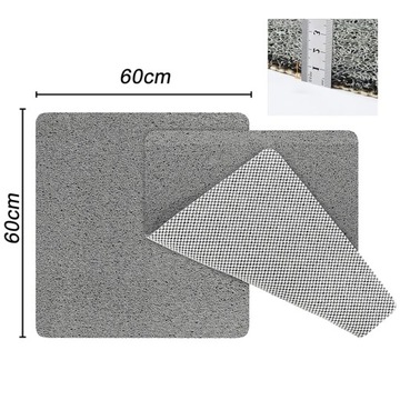 ПРОТИВОСКОЛЬЗЯЩИЙ КОВРИК ДЛЯ ДУША С ДРЕНАЖНЫМИ ОТВЕРСТИЯМИ, БЫСТРОСЫХАЮЩИЙ