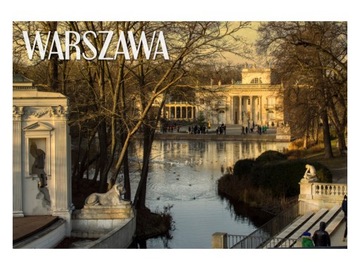 WARSZAWA - Pałac na wodzie - Magnes na lodówkę