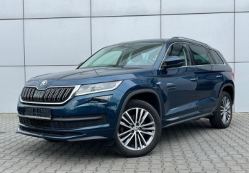 Skoda Kodiaq I SUV 2.0 TSI 190KM 2021 Skoda Kodiaq 4x4 LK Bogata Wersja Skora Automat Hak Led FV23