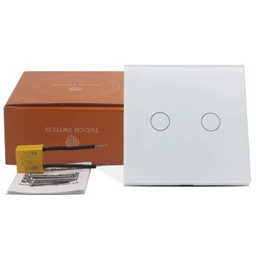 Интеллектуальный сенсорный выключатель освещения Smart WiFi DUAL - Ketotek KTSS2NU