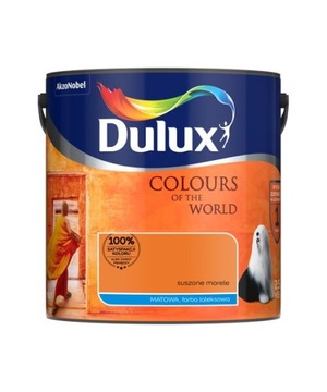 Farba lateksowa ścienna Dulux 2,5 l Suszone morele mat
