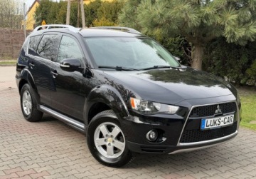 Mitsubishi Outlander II 2.0 MIVEC 147KM 2010 Mitsubishi Outlander 2.0 147KM Alkantara CLIMATRONIC Bezwypadkowy Serwis D, zdjęcie 9