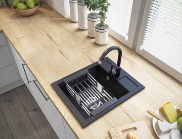 ТЕЛЕСКОПИЧЕСКИЙ СЛИВ, СТАЛЬНАЯ КОРЗИНА ДЛЯ МОЙКИ