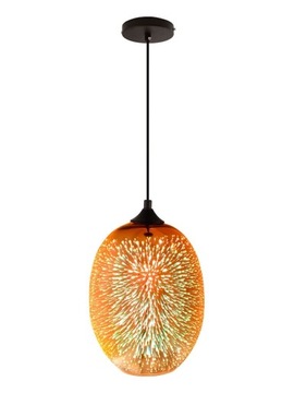 Lampa wisząca 3D żyrandol galaxy fajerwerki metal